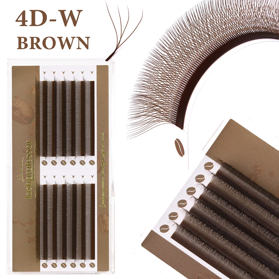 New Brown 4D W-Shaped Eyelashes Extensions High Quality Individual Lashes Automatic Flowering Premade Fans Fake Eyelashes
New Brown 4D W-Shaped Eyelashes Extensions High Quality Individual Lashes Automatic Flowering Premade Fans Fake Eyelashes