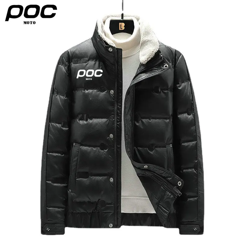 New MOTO POC Men Stand Collar Warm Cycling Jackets Mens Winter Fashion Casual Thicken Down Jacket High Street Male Clothing
New MOTO POC Men Stand Collar Warm Cycling Jackets Mens Winter Fashion Casual Thicken Down Jacket High Street Male Clothing
