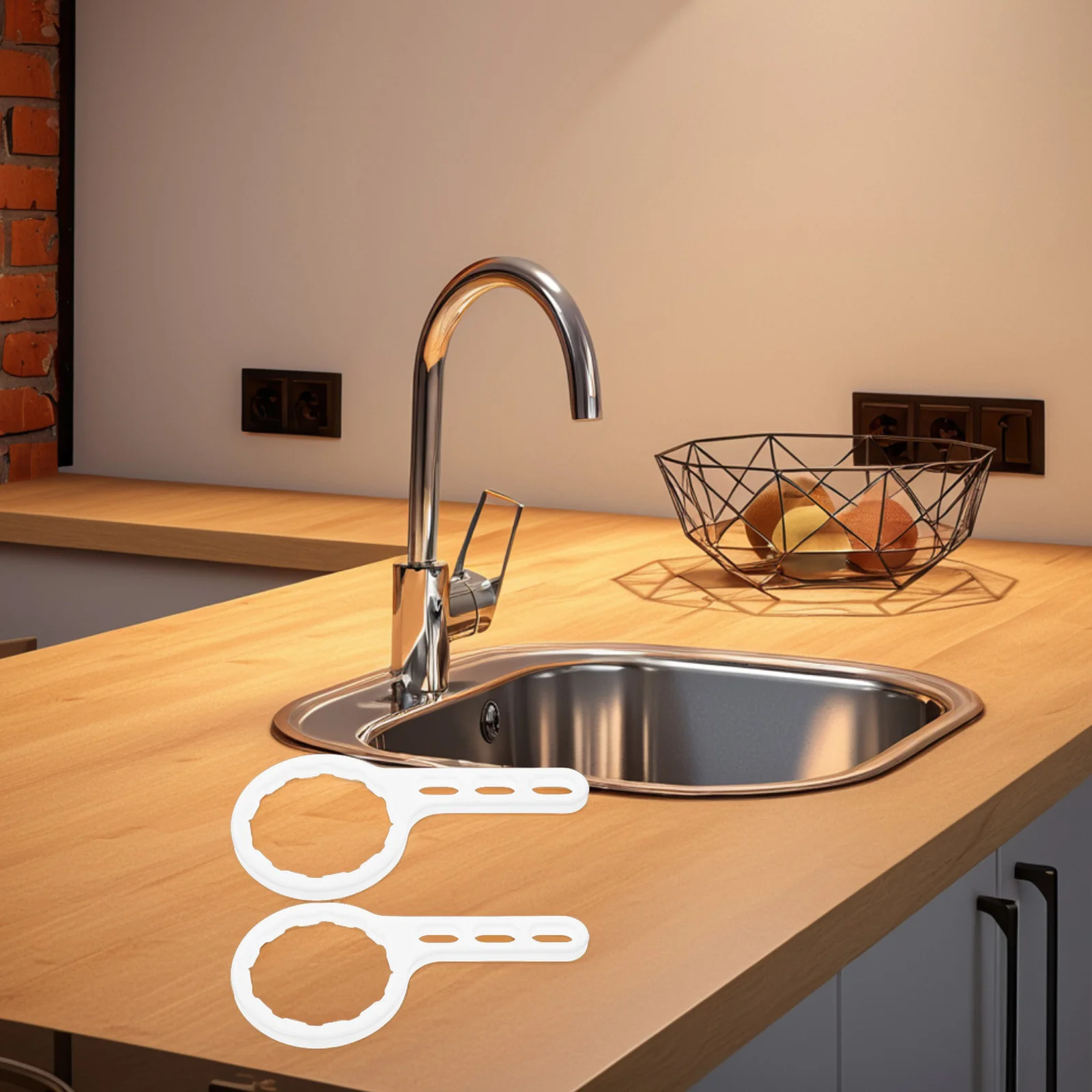 2Pcs Water Filter Wrench Set with Ergonomic Grip for Canister Removal Membrane Replacement Heavy Duty Plumbing Repair Tool
2Pcs Water Filter Wrench Set with Ergonomic Grip for Canister Removal Membrane Replacement Heavy Duty Plumbing Repair Tool