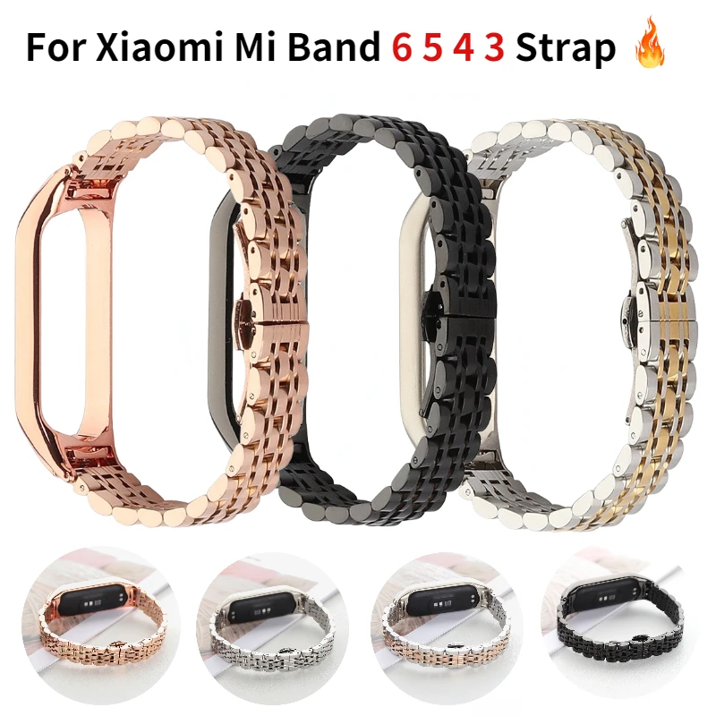 Metal strap For Xiaomi Mi Band series 9 8 7 6 5 4 Stainless Steel Sports Bracelet High-End Wristband For Xiaomi Mi band 9 8 Belt
Metal strap For Xiaomi Mi Band series 9 8 7 6 5 4 Stainless Steel Sports Bracelet High-End Wristband For Xiaomi Mi band 9 8 Belt