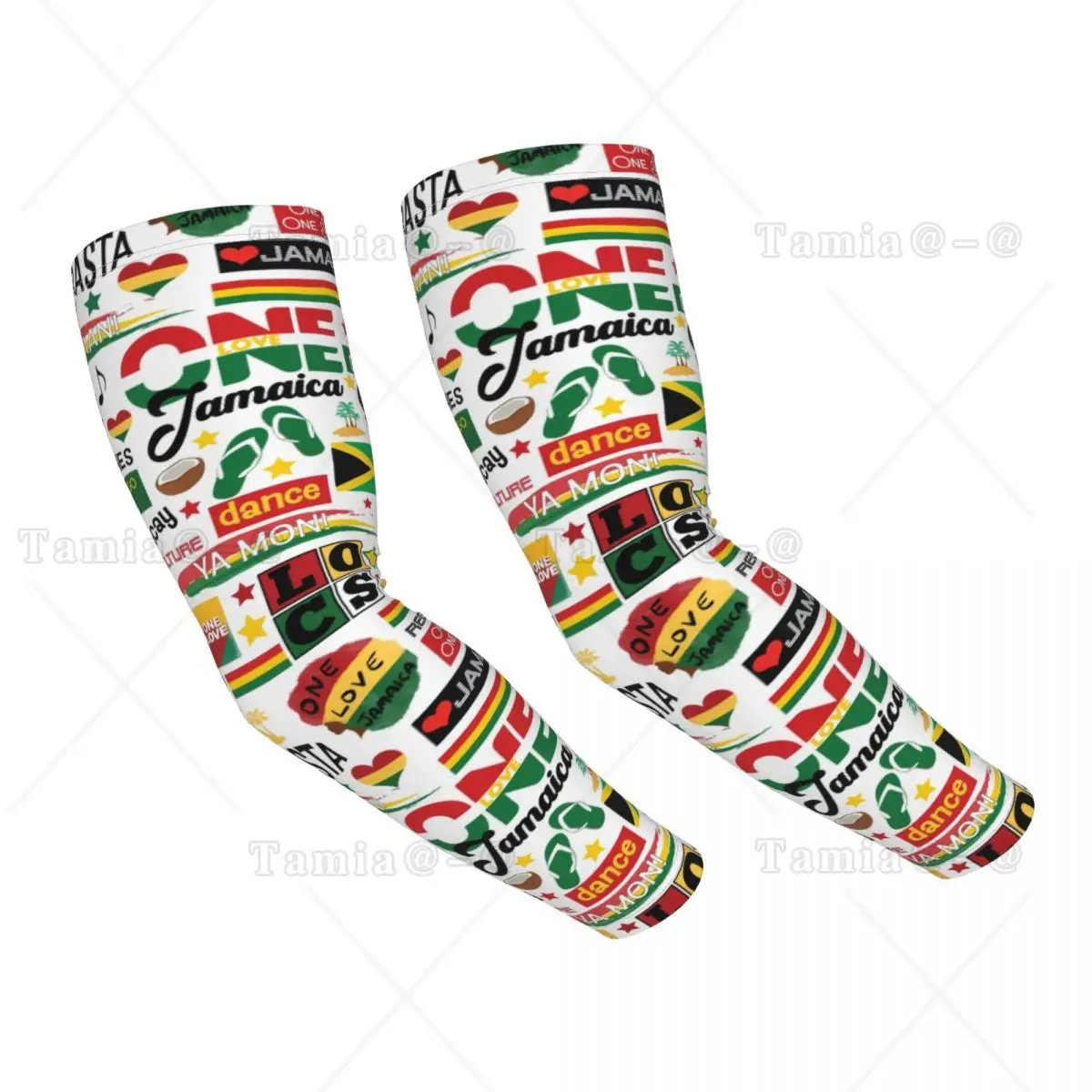 Jamaica One Love Culture Pattern Sports Compression Arm Sleeves Warmer Men Women Sun UV Protection Tattoo Cover Up for Running
Jamaica One Love Culture Pattern Sports Compression Arm Sleeves Warmer Men Women Sun UV Protection Tattoo Cover Up for Running