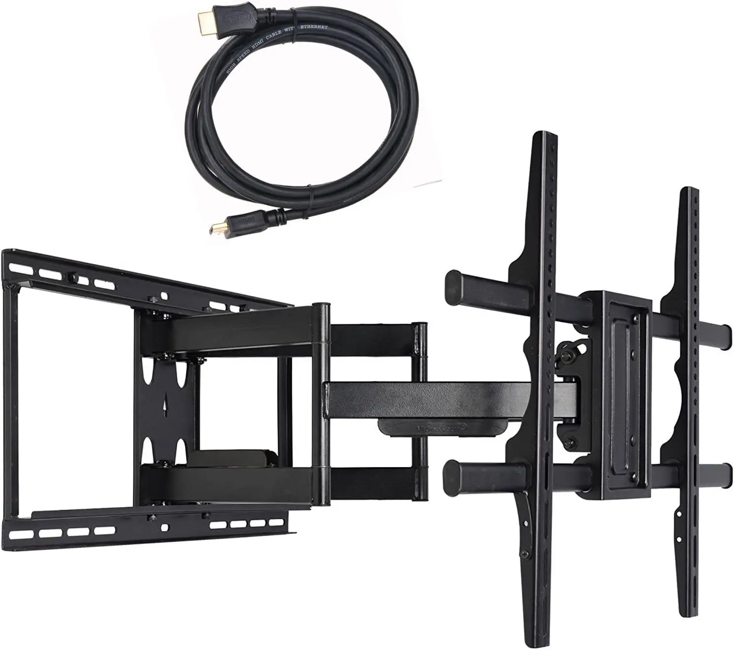 Full Motion TV Wall Mount Bracket for Most 40-90 inch TVs, Extends 24 inch, VESA 684x400mm, Holds 135 lbs
Full Motion TV Wall Mount Bracket for Most 40-90 inch TVs, Extends 24 inch, VESA 684x400mm, Holds 135 lbs
