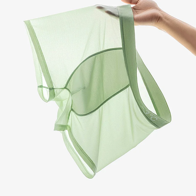 1PC Summer Men Boxers Briefs Ice Silk Seamless Panties Ultra-thin Breathable Underpants Sexy Transparent Shorts Underpants
1PC Summer Men Boxers Briefs Ice Silk Seamless Panties Ultra-thin Breathable Underpants Sexy Transparent Shorts Underpants