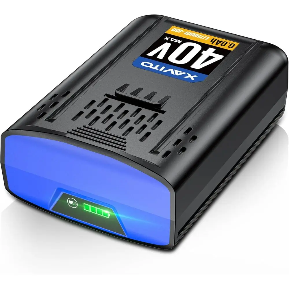 40V 6.0Ah Battery, Enhanced 5X Long Life, Compatible with 40V Cordless Power Tools, Replaces KB440-03, KB2540C-06, KB240-03, KRC
40V 6.0Ah Battery, Enhanced 5X Long Life, Compatible with 40V Cordless Power Tools, Replaces KB440-03, KB2540C-06, KB240-03, KRC