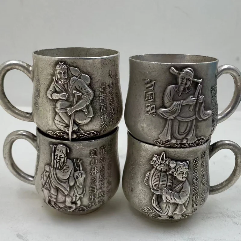 Ancient Crafts Antique Miscellaneous Eight Immortals Cup Tea Cup with Handle Home Decoration Film Props Collectibles Gift Use
Ancient Crafts Antique Miscellaneous Eight Immortals Cup Tea Cup with Handle Home Decoration Film Props Collectibles Gift Use