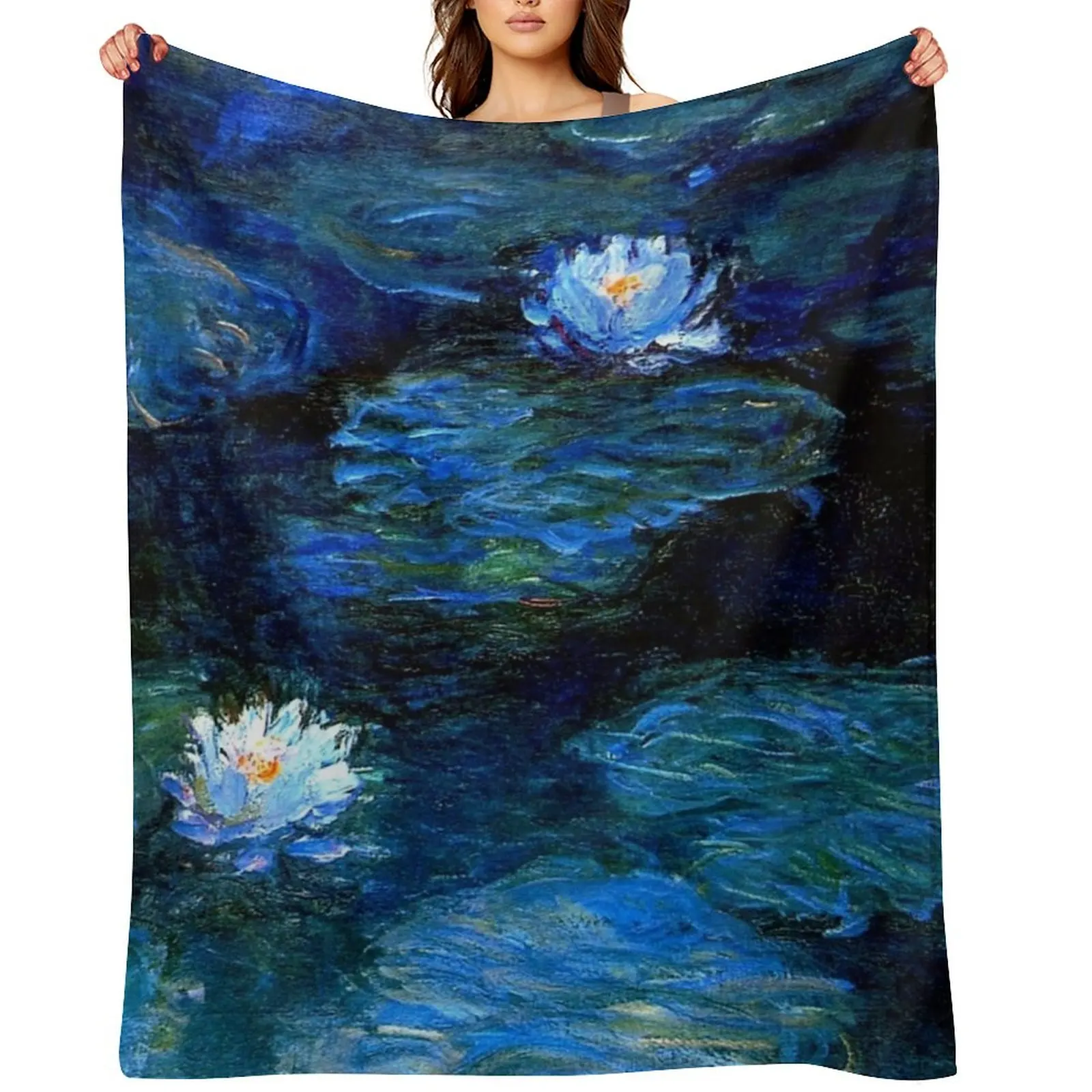 Water Lilies Monet deep blue Throw Blanket Cute Plaid warm winter christmas gifts anime Blankets
Water Lilies Monet deep blue Throw Blanket Cute Plaid warm winter christmas gifts anime Blankets