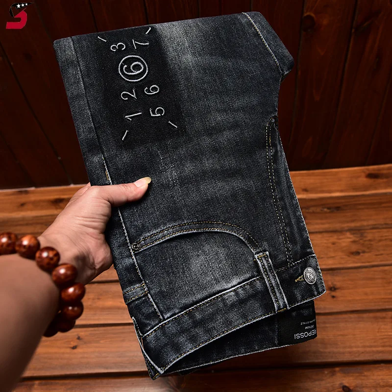 Autumn and Winter new fashion jeans men's high-end affordable luxury printed stretch slim fit skinny casual retro trousers
Autumn and Winter new fashion jeans men's high-end affordable luxury printed stretch slim fit skinny casual retro trousers