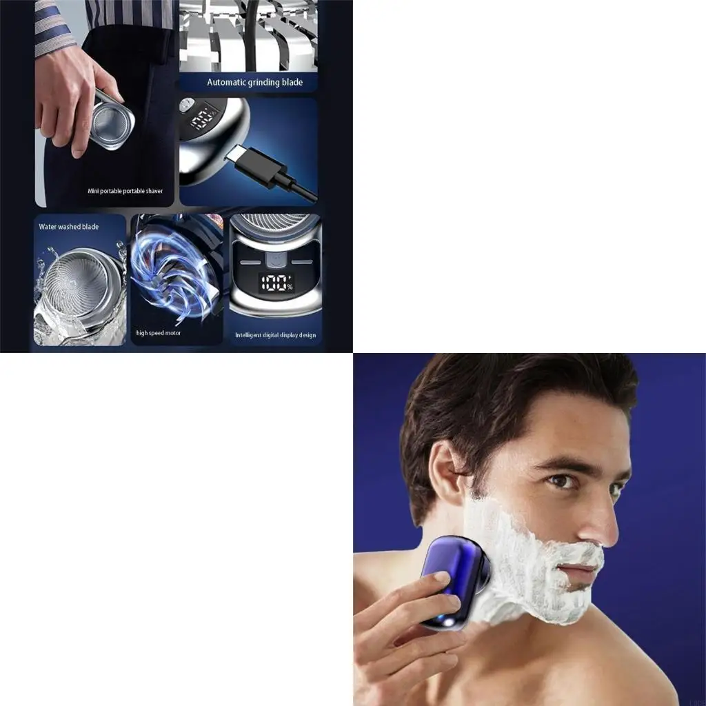 Electric Travel Shaver Pocket Washable Men Rechargeable Shaving Face BeardsRazor
Electric Travel Shaver Pocket Washable Men Rechargeable Shaving Face BeardsRazor