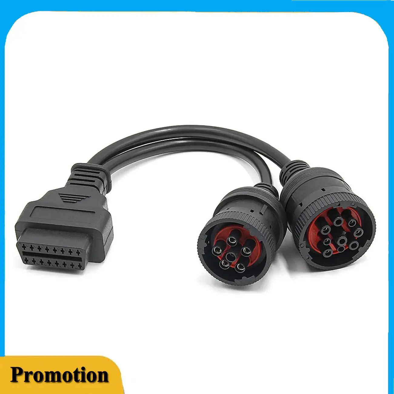 Portable Car Truck Y Cable OBD OBD2 16Pin Female To J1708 6Pin/ J1939 9Pin OBDII Y Cable Diagnostic Adapter Cable
Portable Car Truck Y Cable OBD OBD2 16Pin Female To J1708 6Pin/ J1939 9Pin OBDII Y Cable Diagnostic Adapter Cable