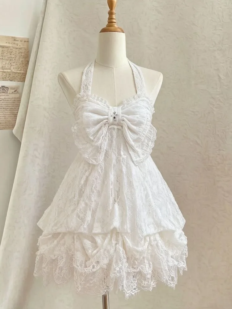 Japanese Harajuku Women Vintage Sweet Lace Bow Patchwork Ruffles Y2k Cake Dresses Kawaii Retro Slim Bandage Dress Summer 2026
Japanese Harajuku Women Vintage Sweet Lace Bow Patchwork Ruffles Y2k Cake Dresses Kawaii Retro Slim Bandage Dress Summer 2026