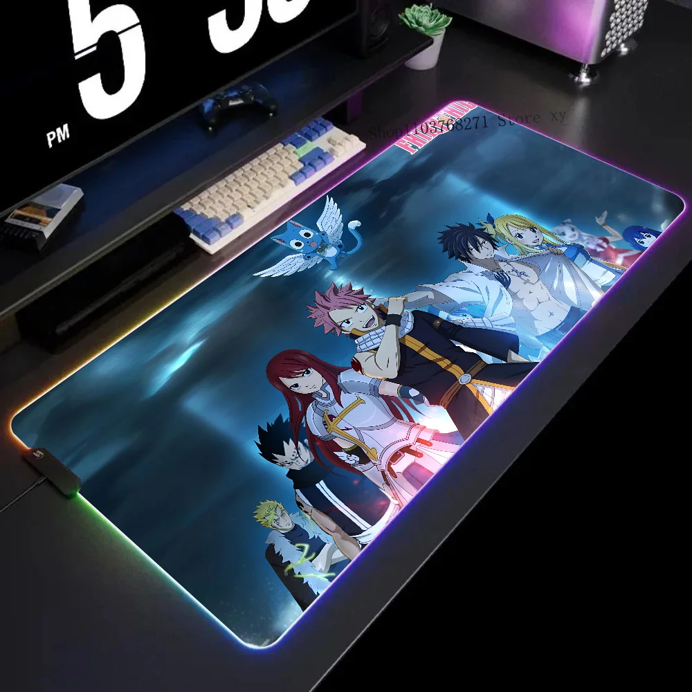 Anime Fairy Tail Mousepad XXL RGB Gaming Mouse Pads HD Black Gamer Accessories Large LED
Anime Fairy Tail Mousepad XXL RGB Gaming Mouse Pads HD Black Gamer Accessories Large LED