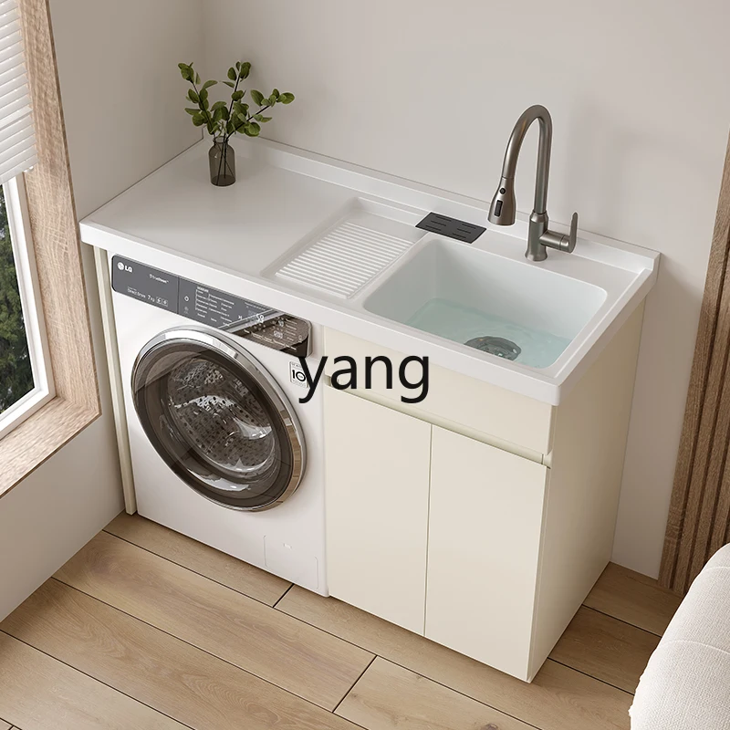LMM stainless steel balcony washing machine cabinet combination laundry tank pool table with rubbing board integrated
LMM stainless steel balcony washing machine cabinet combination laundry tank pool table with rubbing board integrated