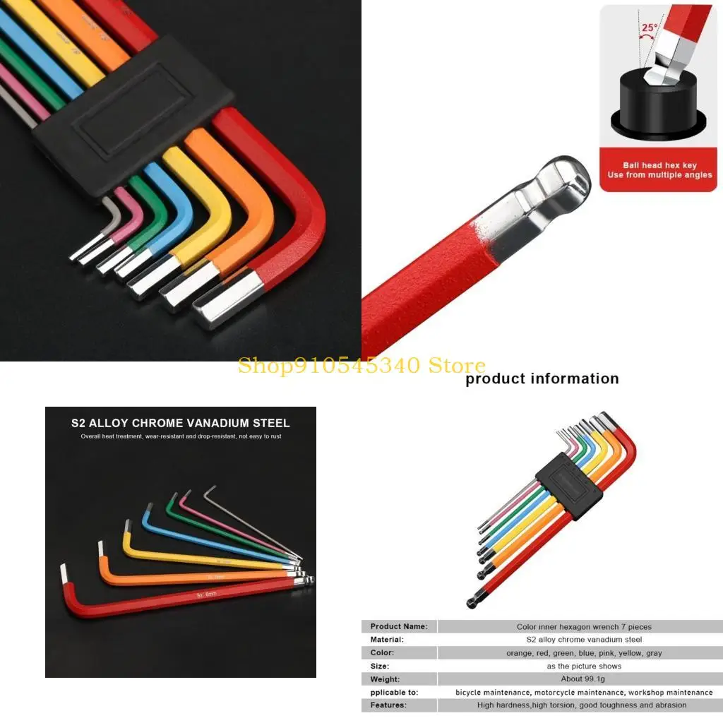 U2JA L-Type Double-End Screwdriver Hex Wrench Set Allen Key Hexagon Flat Ball Torx Star Heads Spanner Key Set
U2JA L-Type Double-End Screwdriver Hex Wrench Set Allen Key Hexagon Flat Ball Torx Star Heads Spanner Key Set