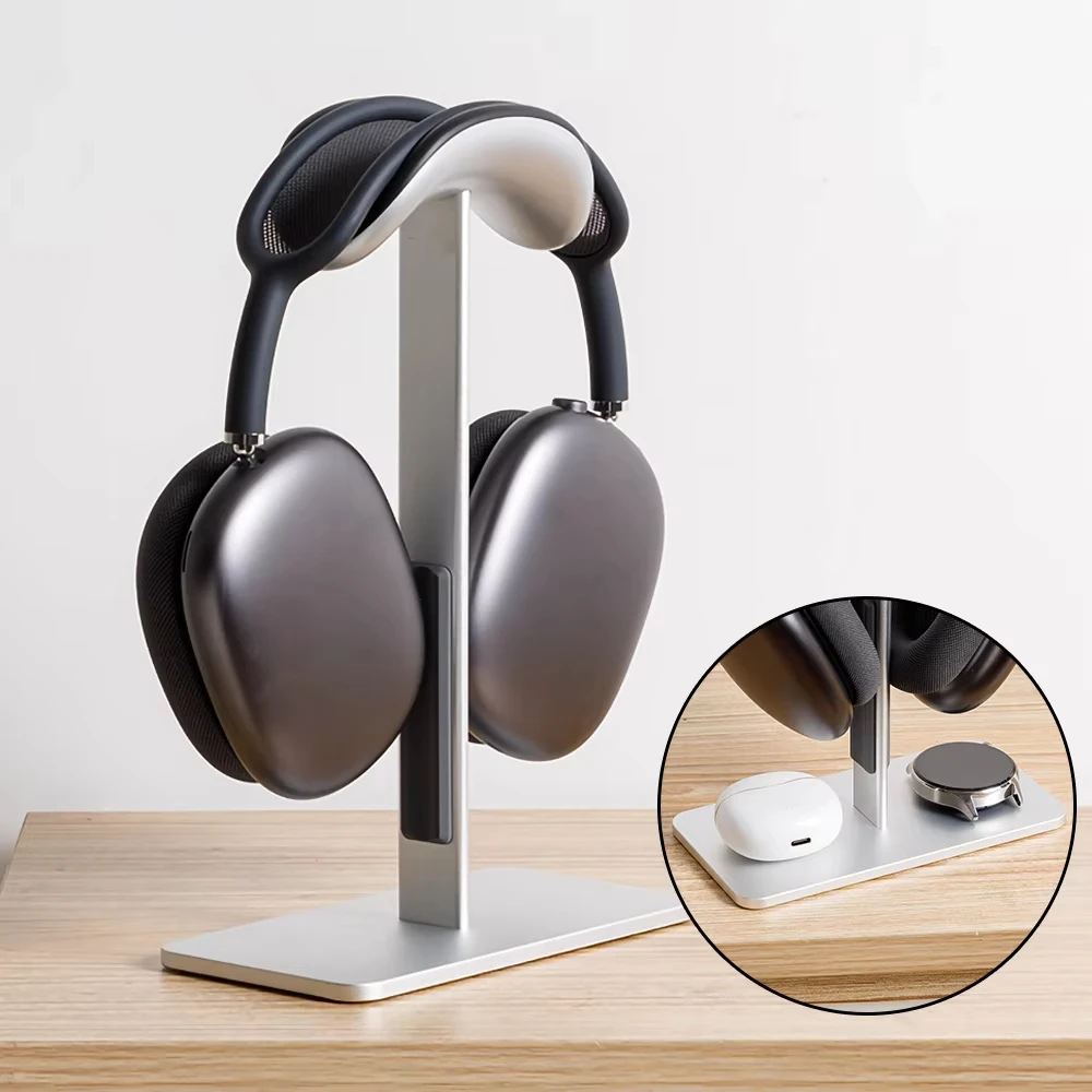 Aluminum Alloy Headphone Stand for Apple Airpods Max Holder Metal Hanging Rack for Sony Sennheiser Headset Display Bracket
Aluminum Alloy Headphone Stand for Apple Airpods Max Holder Metal Hanging Rack for Sony Sennheiser Headset Display Bracket