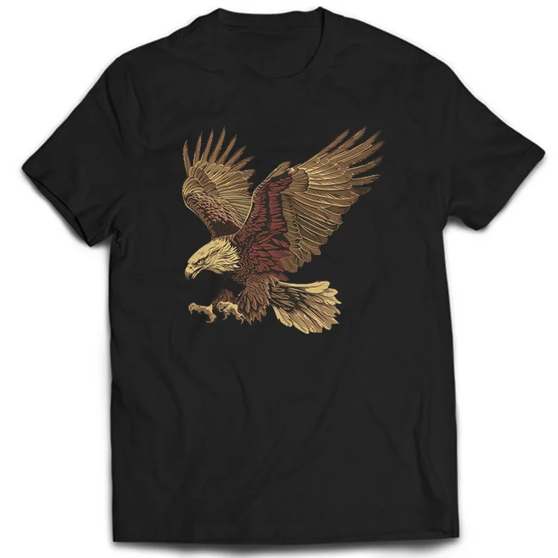 Freedom Eagle Printed T-shirt Breathable Cool O-Neck Tops Vintage Streetwear 100% Cotton Graphic Versatile Harajuku Short Sleeve
Freedom Eagle Printed T-shirt Breathable Cool O-Neck Tops Vintage Streetwear 100% Cotton Graphic Versatile Harajuku Short Sleeve