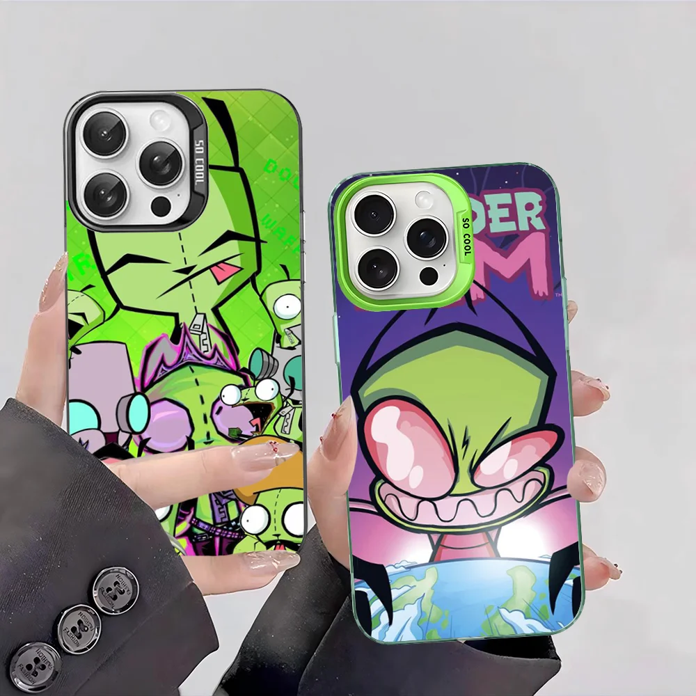 I-Invader Z-Zim Phone Case For iPhone 16 15 14 13 12 11 Pro Max X XR XSMAX Matte Shockproof Back Cover
I-Invader Z-Zim Phone Case For iPhone 16 15 14 13 12 11 Pro Max X XR XSMAX Matte Shockproof Back Cover