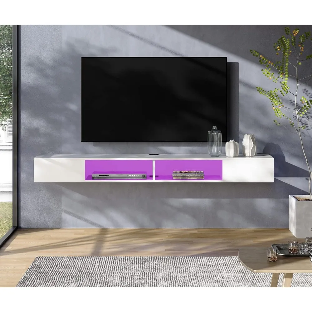Floating Entertainment Center for 80 Inch TV,TVStand Wall Mounted with LED Light, Floating TV Shelf Under TV for Living
Floating Entertainment Center for 80 Inch TV,TVStand Wall Mounted with LED Light, Floating TV Shelf Under TV for Living