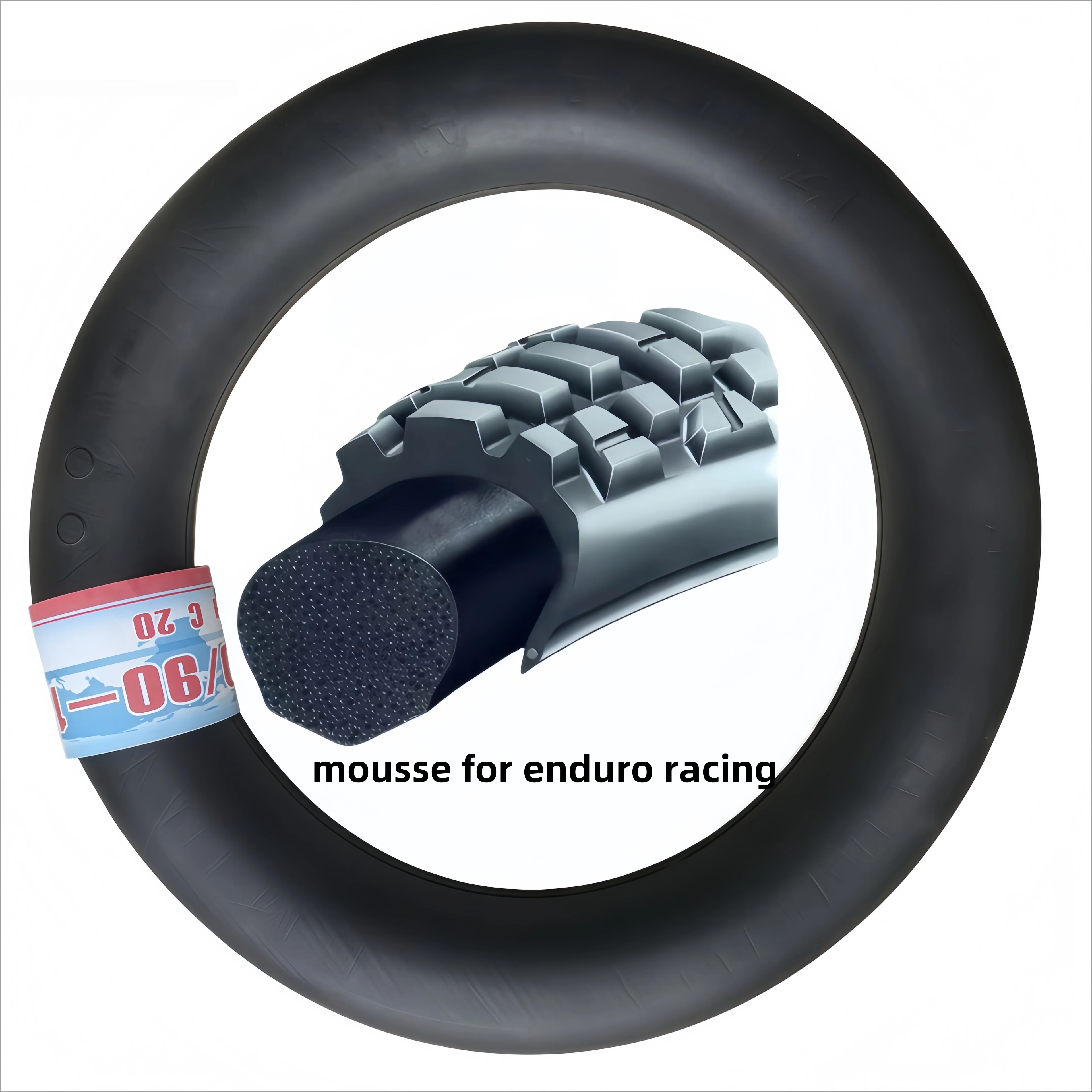Odorless High-Density Elastic Sponge Mousse Tube Motorcycle Off-Road Tire Casing in Sizes 120/90-18 140/80-18 90/100-21
Odorless High-Density Elastic Sponge Mousse Tube Motorcycle Off-Road Tire Casing in Sizes 120/90-18 140/80-18 90/100-21