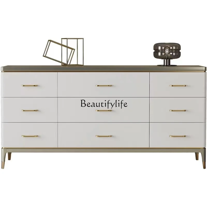 American light luxury solid wood side cabinet, simple and modern wall storage cabinet
American light luxury solid wood side cabinet, simple and modern wall storage cabinet