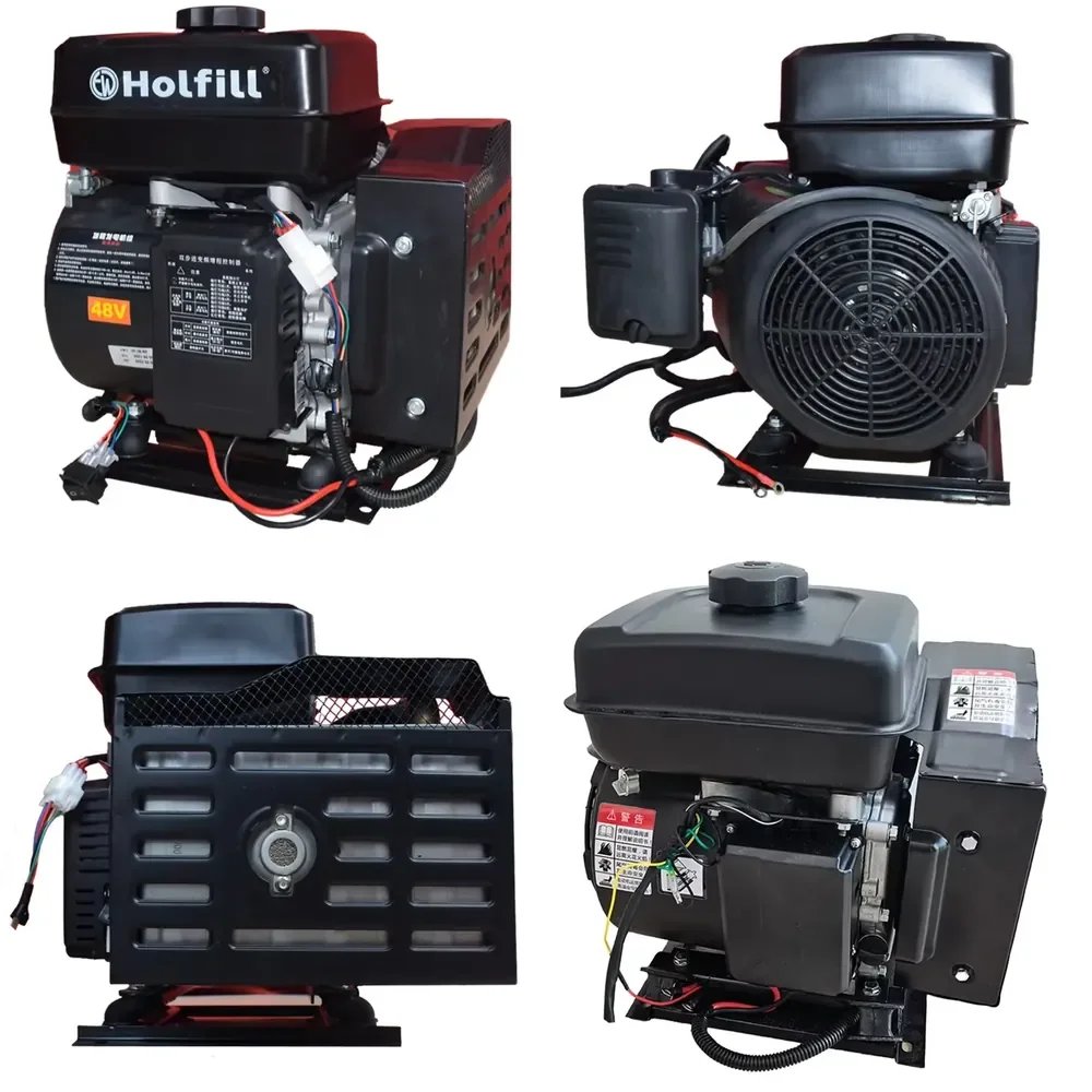 HOLFILL 3600RPM 3kW Silent DC Auto Start 4-Stroke Power Generator 48V/60V/72V 50Hz Range Extender for Electric
HOLFILL 3600RPM 3kW Silent DC Auto Start 4-Stroke Power Generator 48V/60V/72V 50Hz Range Extender for Electric