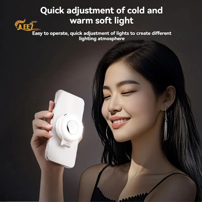 AEE7-Magsafe Light Подставка для телефона для Iphone 15, 14, 13, 12, Mini Pro Max, светильник для селфи для видеоблогов, потоковая фотография
AEE7-Magsafe Light Подставка для телефона для Iphone 15, 14, 13, 12, Mini Pro Max, светильник для селфи для видеоблогов, потоковая фотография