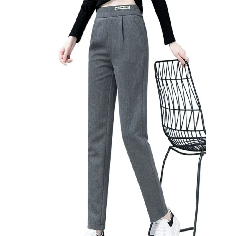 Women Ankle-length Pencil Pants Women Casual Office High Wasit Pantalones Korean New Formal Spodnie Fashion Harem Trousers Broek
Women Ankle-length Pencil Pants Women Casual Office High Wasit Pantalones Korean New Formal Spodnie Fashion Harem Trousers Broek