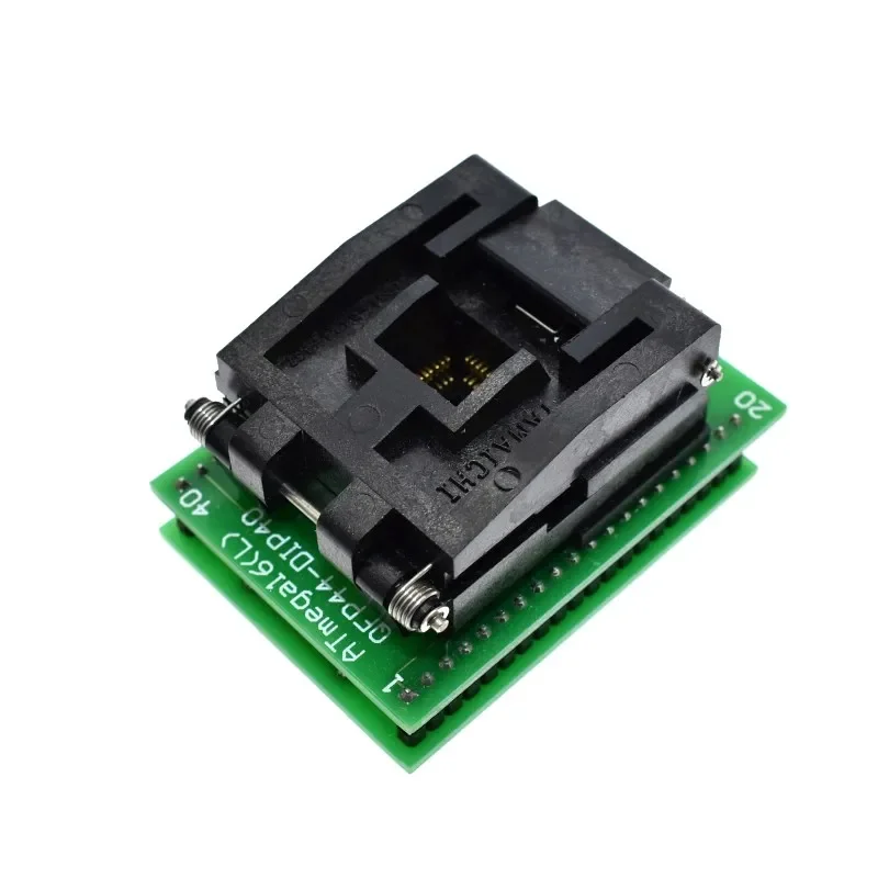 LQFP44 TQFP44 to DIP40 adapter QFP44 Adpater IC CHIP test burn Block atmega16 atmega32 lqfp AVR socket programmer
LQFP44 TQFP44 to DIP40 adapter QFP44 Adpater IC CHIP test burn Block atmega16 atmega32 lqfp AVR socket programmer