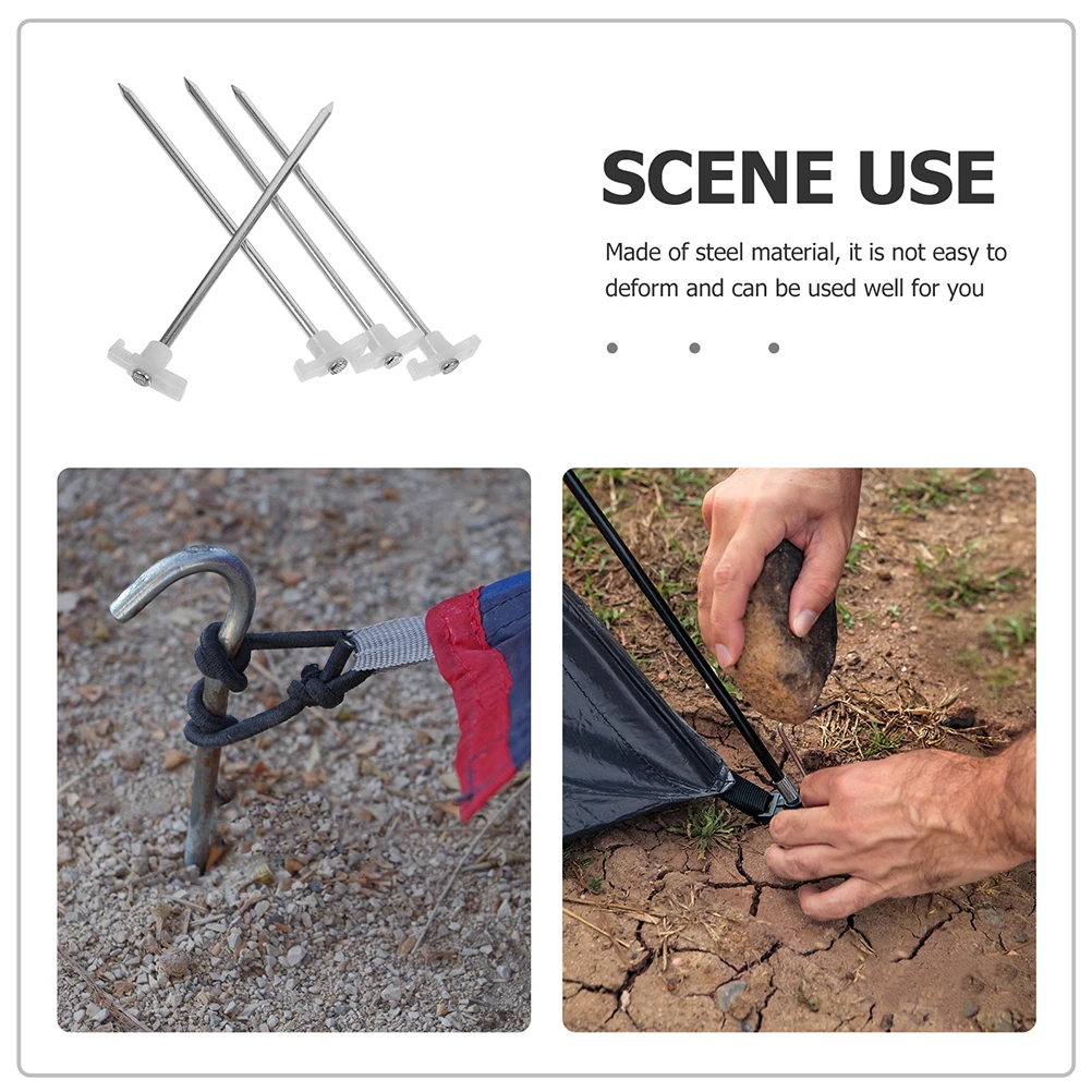 6pcs Heavy Duty Tent Durable Plastic Camping Strong Ground For Tents Canopies Tarps Beach Sand Lawn Yard Decor Outdoor Tarp
6pcs Heavy Duty Tent Durable Plastic Camping Strong Ground For Tents Canopies Tarps Beach Sand Lawn Yard Decor Outdoor Tarp