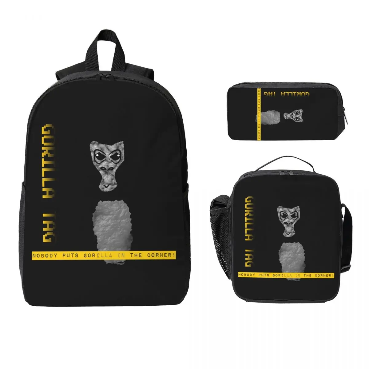 Gorilla Tag Monkey Backpack Student Boys Girls BookBag School Bag Computer Shoulder Bags 3ps Insulated Lunch Bag Pencil Case
Gorilla Tag Monkey Backpack Student Boys Girls BookBag School Bag Computer Shoulder Bags 3ps Insulated Lunch Bag Pencil Case