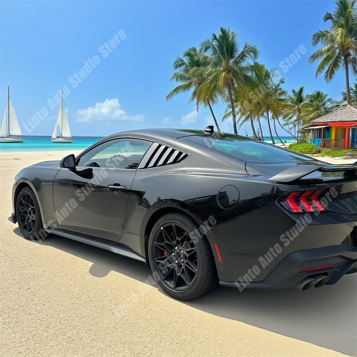 Rear Side Window Louvers Sticker For Ford Mustang MK7 2024 2025 Airflow Vent Triangle Shade Shutter Cover Spoiler Trim BodyKits
Rear Side Window Louvers Sticker For Ford Mustang MK7 2024 2025 Airflow Vent Triangle Shade Shutter Cover Spoiler Trim BodyKits