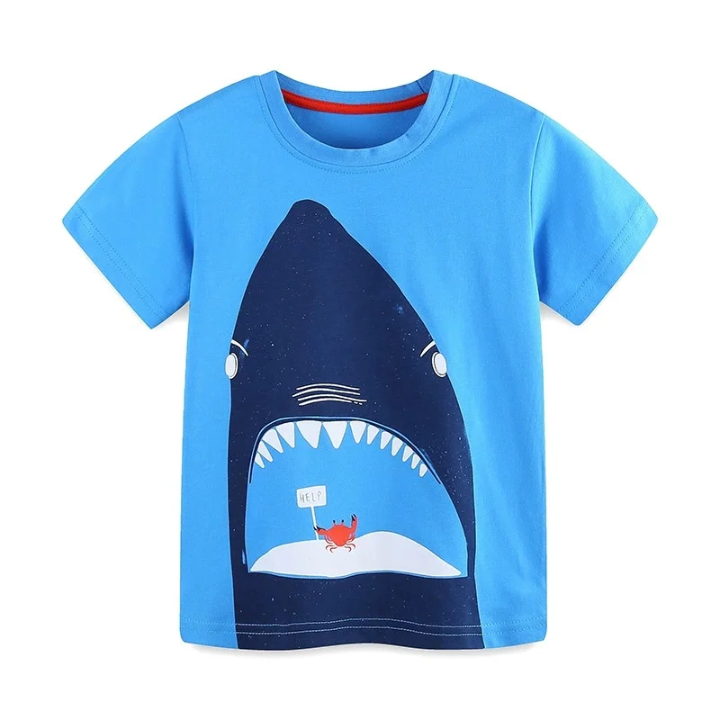 Girls Boys Shirt Children's Boys Shark T-Shirt Children for Boys Boy Kids Shirts Child Baby Toddler Cotton Cartoon Tee
Girls Boys Shirt Children's Boys Shark T-Shirt Children for Boys Boy Kids Shirts Child Baby Toddler Cotton Cartoon Tee