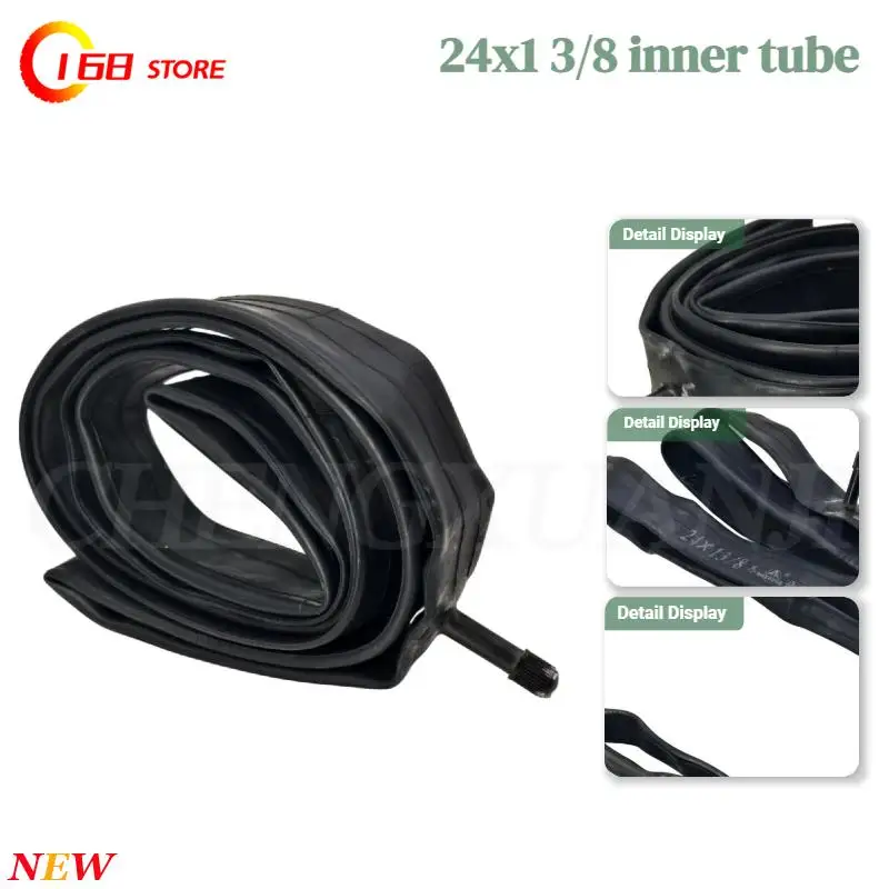 Tire model 24x1 3/8 inner tube suitable for 24 inch bicycles 24X1 3/8 thick inner tube accessories
Tire model 24x1 3/8 inner tube suitable for 24 inch bicycles 24X1 3/8 thick inner tube accessories