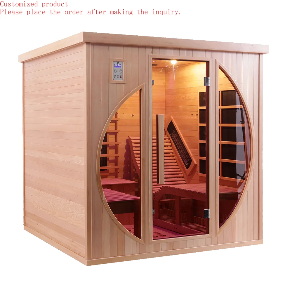 Customization.High-quality Indoor Wooden Sauna Room, Dry Sauna Room, Capable of Accommodating 2 to 4 People at a Time
Customization.High-quality Indoor Wooden Sauna Room, Dry Sauna Room, Capable of Accommodating 2 to 4 People at a Time