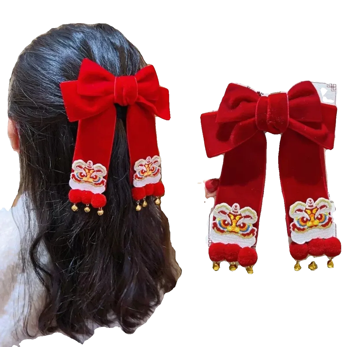 Girls Kids Cute Red Velvet Festivals Hairpins Hair Accessions New Year Babies Bow Ribbon Hair Clips Barrettes New Headwear
Girls Kids Cute Red Velvet Festivals Hairpins Hair Accessions New Year Babies Bow Ribbon Hair Clips Barrettes New Headwear