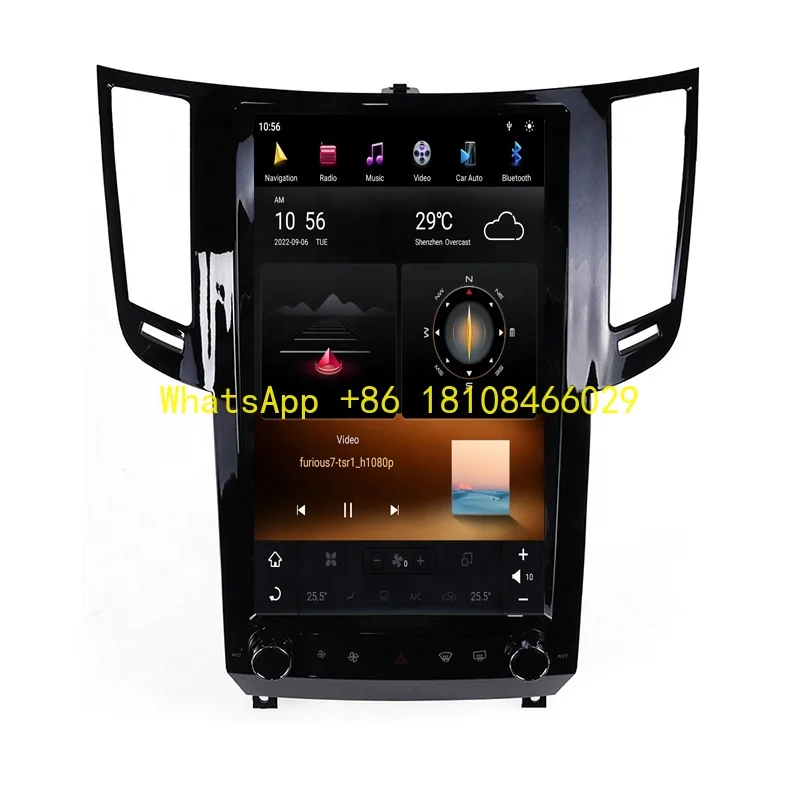 Car Tesla Style Android 11 for Infiniti FX35 2009-2013 for Infiniti QX70 2013-2016 Car Radio GPS Navigation Player Carplay 4G
Car Tesla Style Android 11 for Infiniti FX35 2009-2013 for Infiniti QX70 2013-2016 Car Radio GPS Navigation Player Carplay 4G