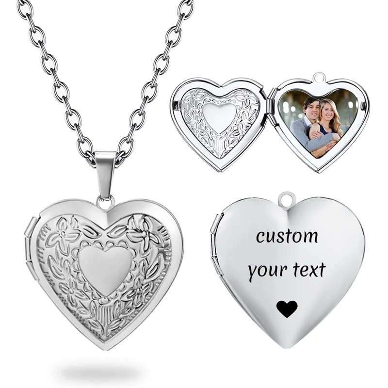 Personalized Locket Necklace for Women Custom Photo Heart Pendant Necklace Customized Picture Lockets Necklaces Birthday Gifts 
Personalized Locket Necklace for Women Custom Photo Heart Pendant Necklace Customized Picture Lockets Necklaces Birthday Gifts