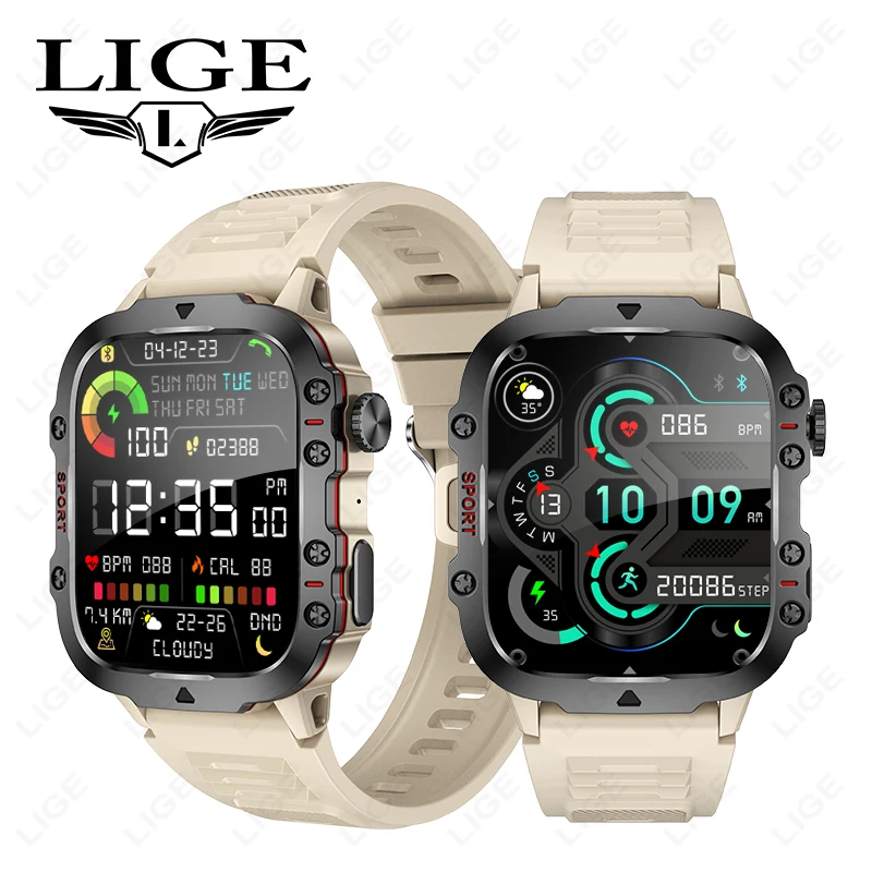 LIGE Men's Smart Watch Hot Sales Durable Watches Sports Tracker Sleep Monitor Waterproof Bluetooth Call Smartwatch Android IOS
LIGE Men's Smart Watch Hot Sales Durable Watches Sports Tracker Sleep Monitor Waterproof Bluetooth Call Smartwatch Android IOS