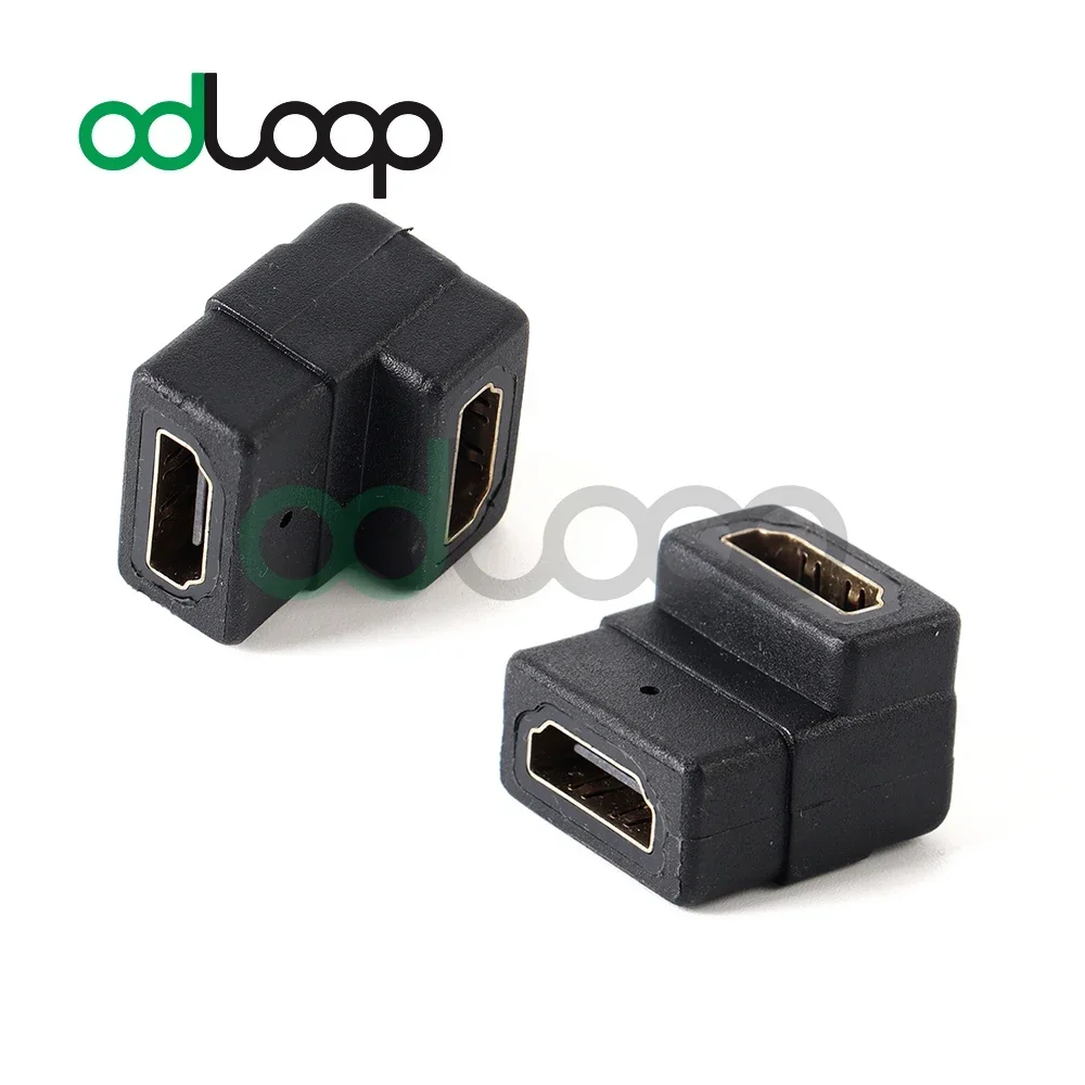 ODLOOP 2 шт. 90-градусный адаптер HDMI «мама-мама» для телевизора, мониторов, ноутбука
ODLOOP 2 шт. 90-градусный адаптер HDMI «мама-мама» для телевизора, мониторов, ноутбука