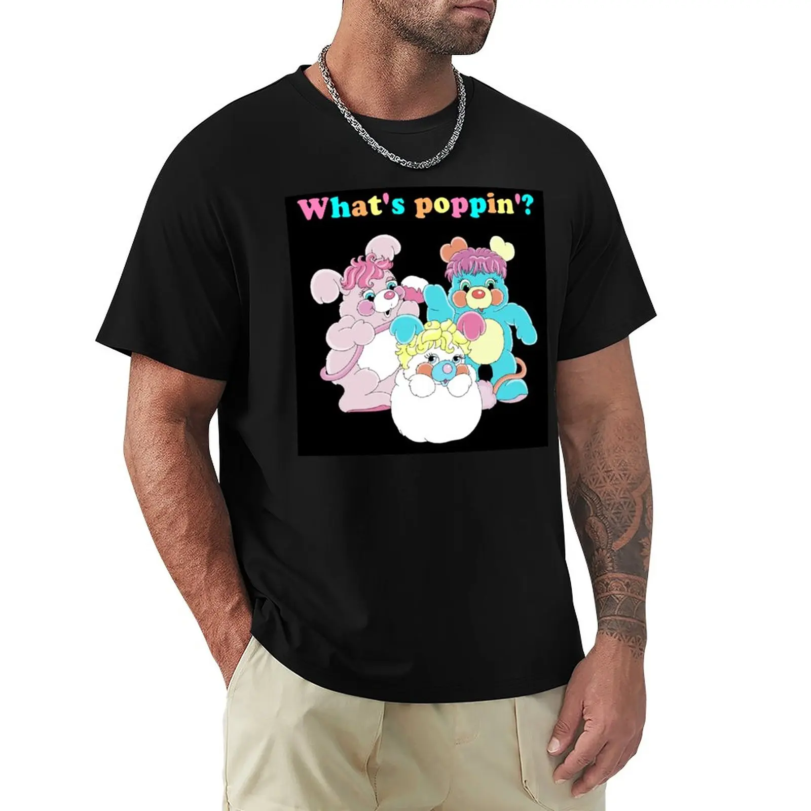 Popples - What's Poppin' T-Shirt graphic t shirt sports fan t-shirts Oversized t-shirt cute clothes mens T-Shirts funny
Popples - What's Poppin' T-Shirt graphic t shirt sports fan t-shirts Oversized t-shirt cute clothes mens T-Shirts funny