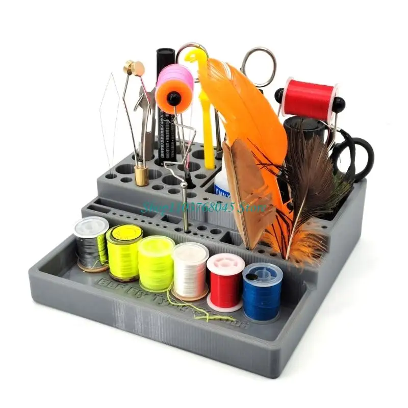 R53F Fly Tying Tool Desktop Organizers Versatile Convenient Supplies Organization
R53F Fly Tying Tool Desktop Organizers Versatile Convenient Supplies Organization