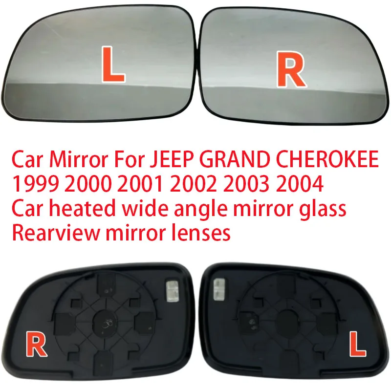 Car Mirror For JEEP GRAND CHEROKEE 1999 2000 2001 2002 2003 2004 Car heated wide angle mirror glass Rearview mirror lenses
Car Mirror For JEEP GRAND CHEROKEE 1999 2000 2001 2002 2003 2004 Car heated wide angle mirror glass Rearview mirror lenses