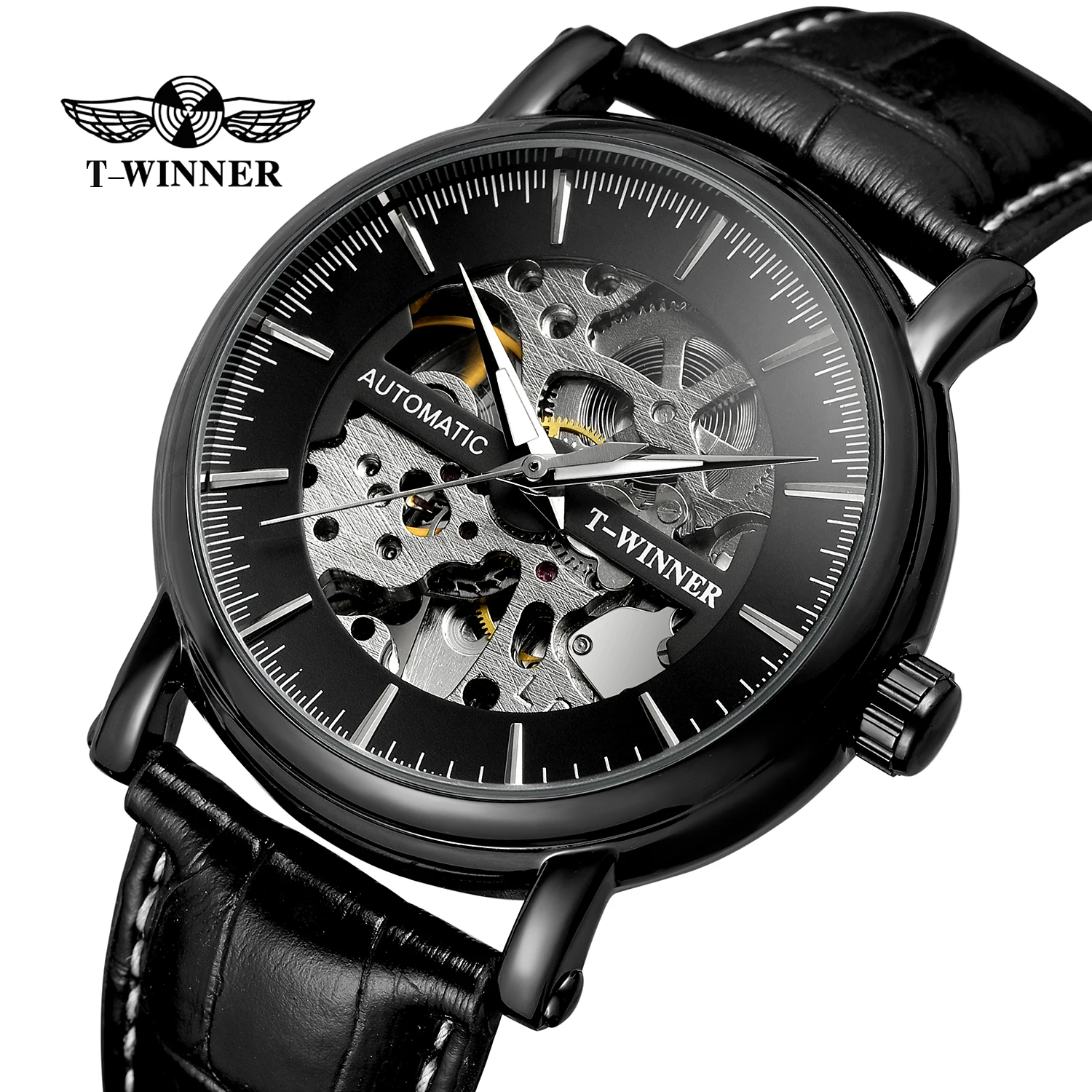 2024 Fashion Classics WINNER Transparent Skeleton Mechanical Automatic Watches for men Elegant Vintage Men's wristwatch Clock
2024 Fashion Classics WINNER Transparent Skeleton Mechanical Automatic Watches for men Elegant Vintage Men's wristwatch Clock