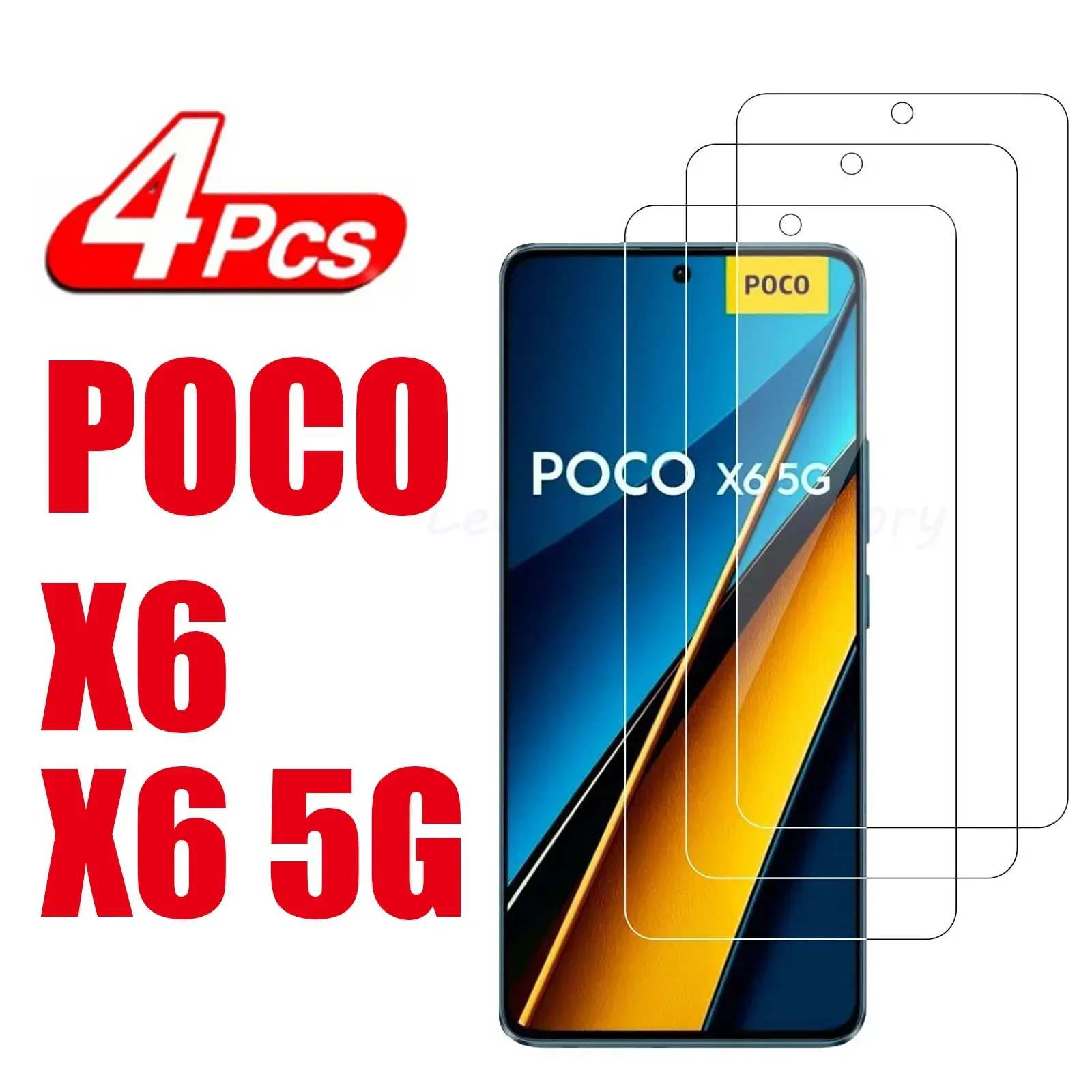 2/4 шт. 10D закаленное стекло для Poco X6 Защитная стеклянная пленка для экрана
2/4 шт. 10D закаленное стекло для Poco X6 Защитная стеклянная пленка для экрана