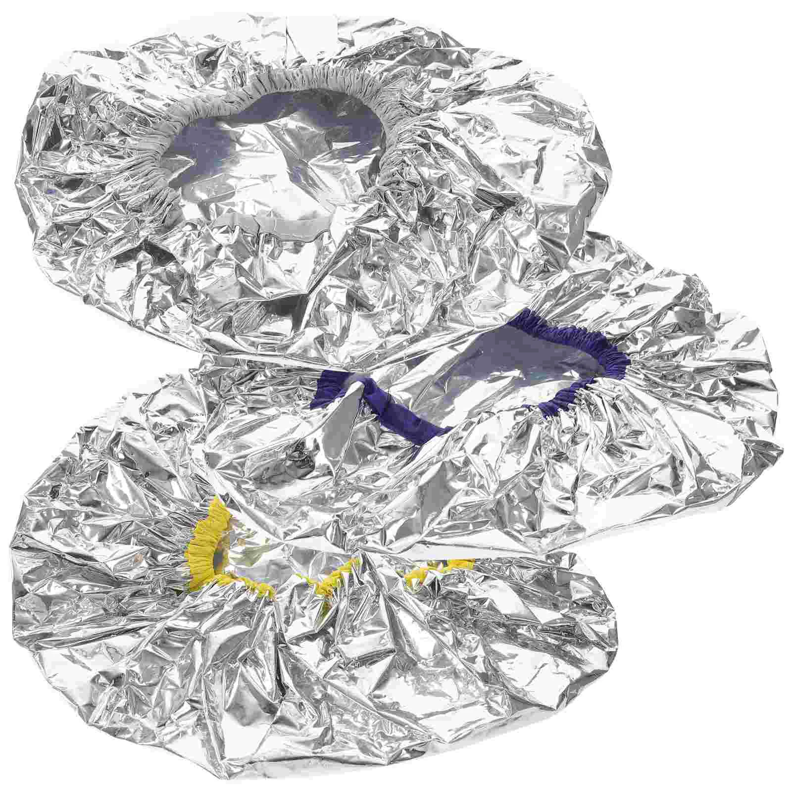 3pcs Tin Foil Hair Mask Cap 30cm Random Color Elastic Design Non Electric Heating Cap for Deep Conditioning Hair Treatment
3pcs Tin Foil Hair Mask Cap 30cm Random Color Elastic Design Non Electric Heating Cap for Deep Conditioning Hair Treatment