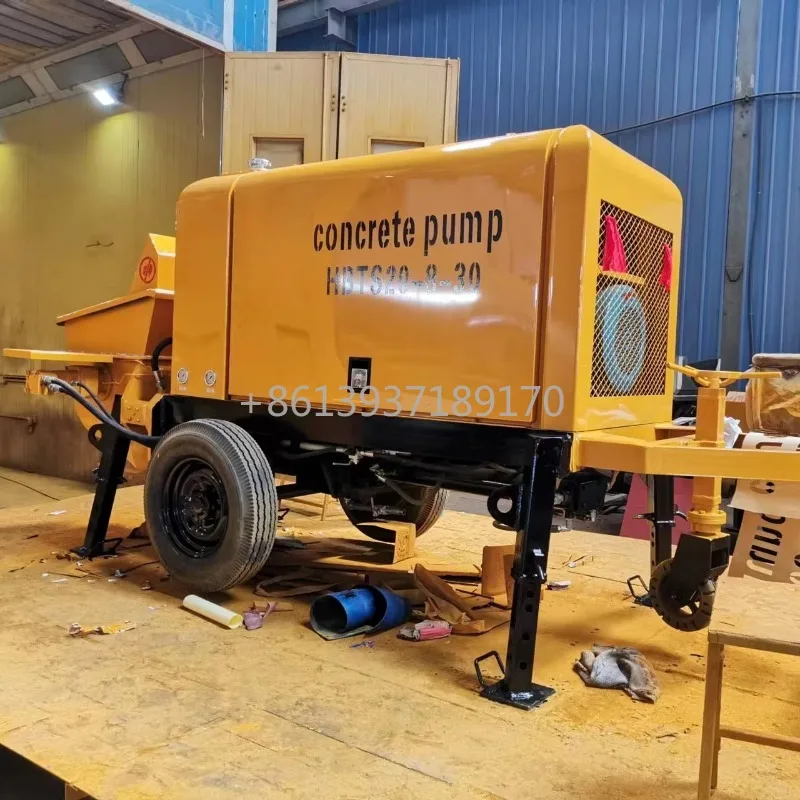 Hot Product Trailer-Mounted Portable Stationary Low Price Mini Used Concrete Pumps Diesel Concrete Pump for Sale
Hot Product Trailer-Mounted Portable Stationary Low Price Mini Used Concrete Pumps Diesel Concrete Pump for Sale
