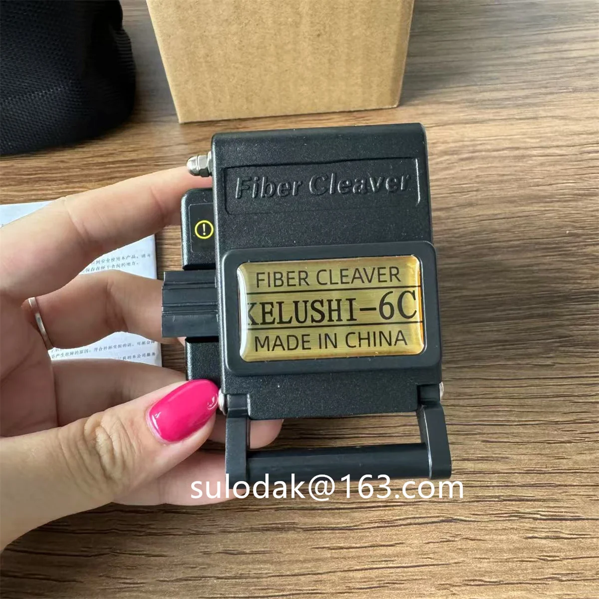 KLS-6C Нож для резки оптоволокна Kelushi-6C Прецизионный инструмент для оптимального управления кабеля Нож для резки оптического волокна
KLS-6C Нож для резки оптоволокна Kelushi-6C Прецизионный инструмент для оптимального управления кабеля Нож для резки оптического волокна