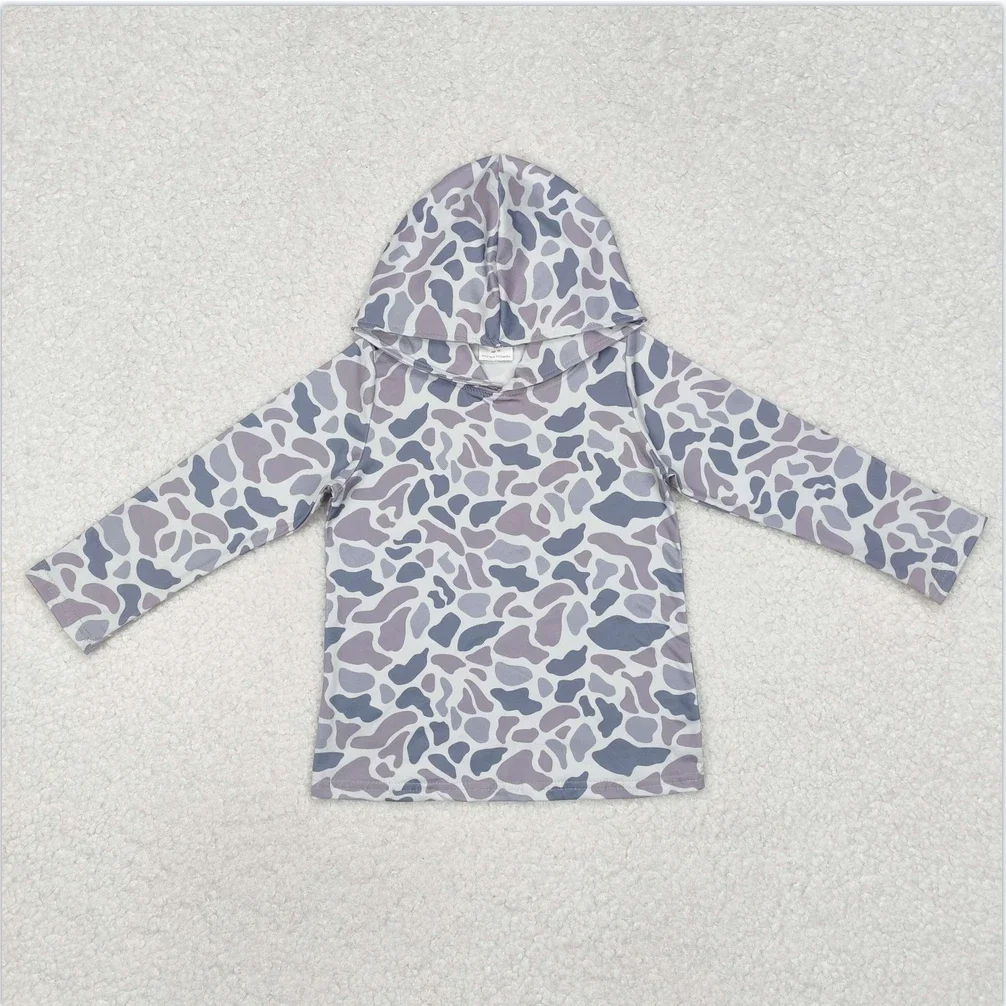 New arrival Baby Boys Light Gray Color Camo Long Sleeve Hoodie Top With Zipper boys t shirt
New arrival Baby Boys Light Gray Color Camo Long Sleeve Hoodie Top With Zipper boys t shirt