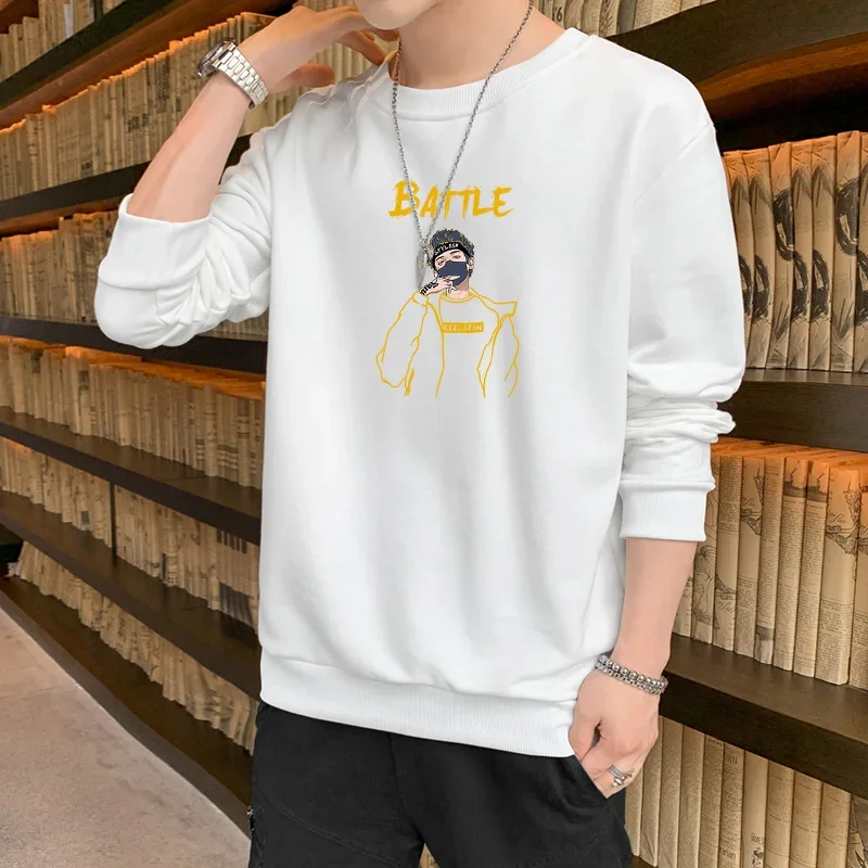 New Autumn and Spring Long sleeved T-shirt for Men's Sweater Underlay Shirt for Men's Round Neck Pullover Sweater for Men
New Autumn and Spring Long sleeved T-shirt for Men's Sweater Underlay Shirt for Men's Round Neck Pullover Sweater for Men