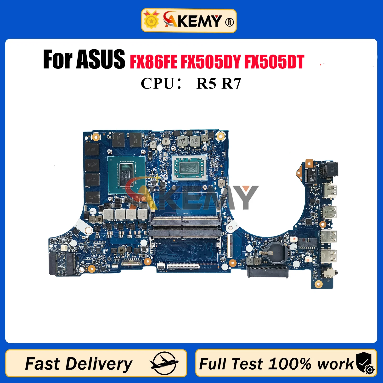 FX505DU Материнская плата для ноутбука ASUS TUF Gaming FX505 FX86FE FX86FD FX505GM FX505GU FX505GV Материнская плата для ноутбука с процессором R5 R7 stk
FX505DU Материнская плата для ноутбука ASUS TUF Gaming FX505 FX86FE FX86FD FX505GM FX505GU FX505GV Материнская плата для ноутбука с процессором R5 R7 stk