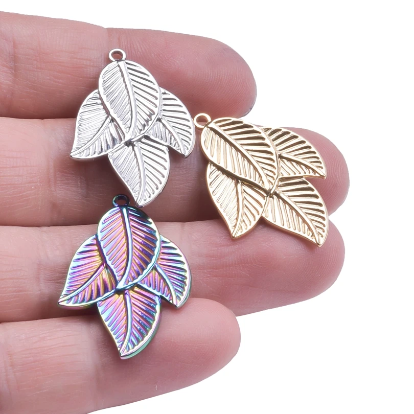 Vintage Leaf Charms Bulk Leaves Pendant For Jewelry Making Stainless Steel Handmade DIY Earrings Neacklace Bracelet Accessories
Vintage Leaf Charms Bulk Leaves Pendant For Jewelry Making Stainless Steel Handmade DIY Earrings Neacklace Bracelet Accessories